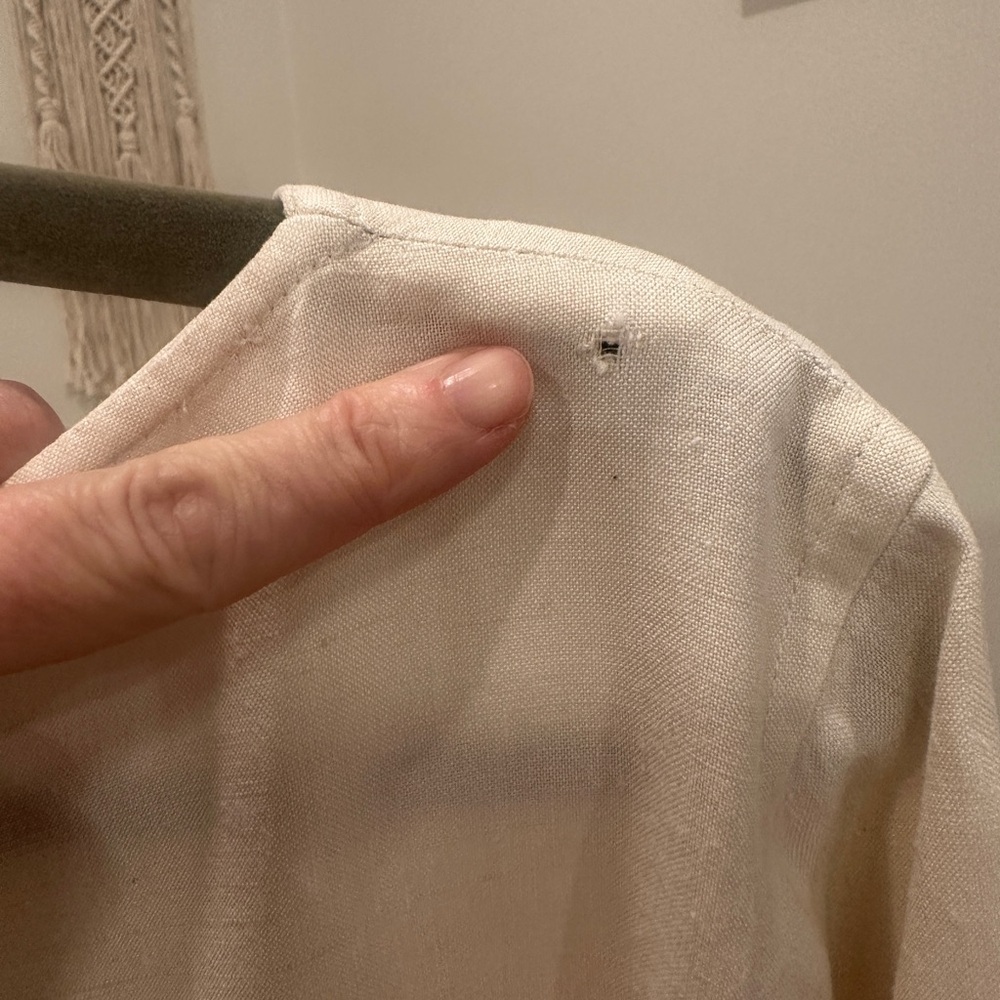 Yves Saint Laurent Variation Ivory Silk Blouse Vintage Long Sleeve Top, M - Picture 6 of 7